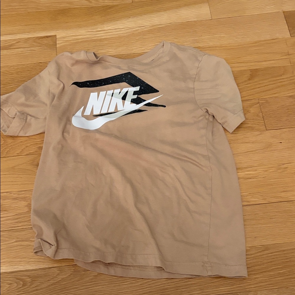 Nike Kids Tan Short Sleeve Tee